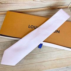 ルイヴィトン/ LOUIS VUITTON　ルイヴィトン ネクタイ シルク ピンク  M79420 MR3273
