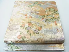 平和屋着物◎六通柄袋帯　御所解文　金銀糸　逸品　CAAC4745inのサムネイル
