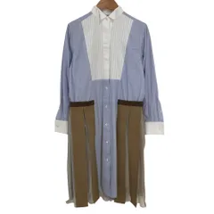 sacai サカイ　スウェットトレーナードッキングワンピース sacai サカイスウェットトレーナードッキングワンピース