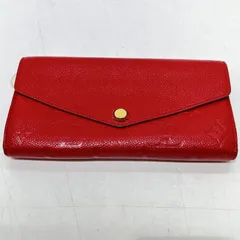 06w10644 ルイ・ヴィトン LOUIS VUITTON  【LOUIS VUITTON】ルイ・ヴィトン モノグラムアンプラント ポルトフォイユ・サラ 二つ折り長財布 スリーズ   長財布  【中古品】
