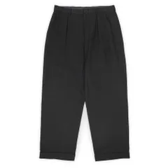 ポロラルフローレン POLO RALPH LAUREN 90s 90年代 2タック ポリエステルトラウザー スラックス 珍品 GOLF ゴルフ BLACK USA ヴィンテージ 古着 パンツ ブラック 黒 W35 L30相当【中古】