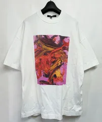 ALMOSTBLACK｜オールモストブラック DROPSHOULDER PRINT T 白髪一雄 Tシャツ