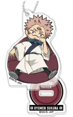 【中古】収納・携帯用アイテム 両面宿儺 「スタンドミニアクリルキーホルダー 呪術廻戦 ゆるっとクッションシリーズ」