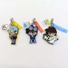 【中古】キーホルダー 怪盗キッド＆江戸川コナン＆安室透 チャーム3個セット 「名探偵コナン4-Dライブ・ショー～星空の宝石(ジュエル)～」 ユニバーサル・スタジオ・ジャパン2024限定