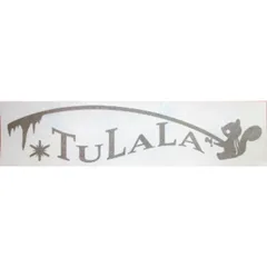 [TULALA(ツララ)] カッティングステッカー メタリックシルバー 60×235mm