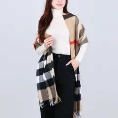 バーバリー BURBERRY マフラー ストール バーバリーチェック 8077890 A7026 ARCHIVE BEIGE カシミア カシミヤ