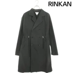 Bottega Venetaトレンチ/ロングコート(ブラック/グレー)サイズ40 Bottega Venetaトレンチ/ロングコート(ブラック/グレー)サイズ40