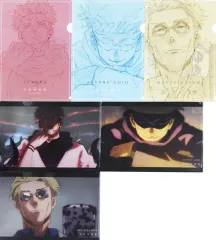 【中古】クリアファイル 五条悟＆七海健人＆両面宿儺 クリアファイル6枚セット 「アニメ 呪術廻戦展 後期 『京都姉妹校交流会』『起首雷同』編」