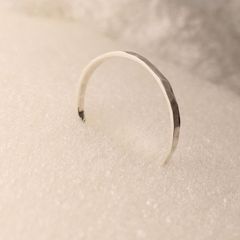 シルバーリング    槌目  10サイズ有