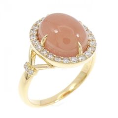 K18YG ロードクロサイト リング 4.97CT