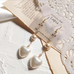 ❦ジルコニアのリボン×パールたち❦