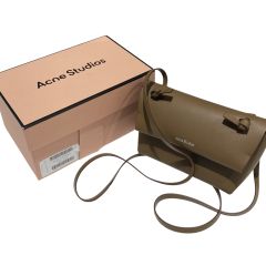 Acne Studios (アクネストゥディオズ) ⑤ FN-UX-SLGS000142 ミニショルダーバッグ レディース ブラウン ー