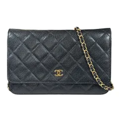 シャネル マトラッセ ショルダーバッグ キャビアスキン ブラック レディース  CHANEL  中古 シャネル