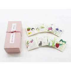 東郷青児】女性イラストの七宝銘々皿3枚セット - メルカリ