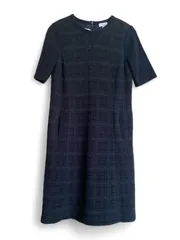 【未使用】MACKINTOSH PHILOSOPHY マッキントッシュフィロソフィー / 半袖ツイードワンピース