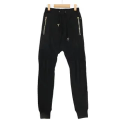 【定価¥90000】BALMAIN サルエルパンツ　ニット黒 定価¥90000】BALMAIN サルエルパンツニット黒