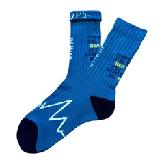 【ching&co.】生きる SOCKS / BLUE LAGOON / チンアンドコー / ソックス / 靴下