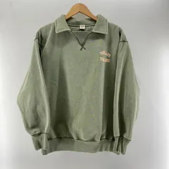 【中古】BARNS ピグメント スキッパースウェット M カーキ バーンズ[24]のサムネイル