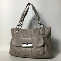 2506-171｜コーチ ハンドバッグ レザー グレージュ