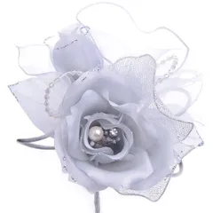 サテン薔薇パール294 日本製コサージュ 入学式 入園式 [アウローラ] 卒業式 卒園式