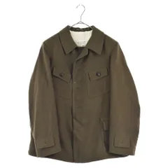 Martin Margiela (マルタンマルジェラ) 20AW Sport Jacket スポーツジャケット ボア ウールジャケット カーキ S30AM0516 S53229のサムネイル