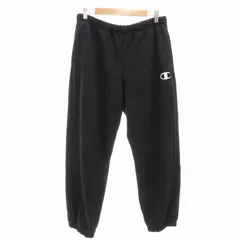 チャンピオン CHAMPION スウェットイージーパンツ ロゴ刺繍 M 黒 ブラック /AE