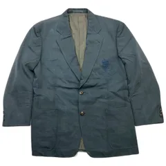 Burberrys ☆ 上質な肌触り◎ レーヨン系 テーラードジャケット ネイビーグレー 系 M ゴルフ カジュアル ヴィンテージ バーバリー■S3484