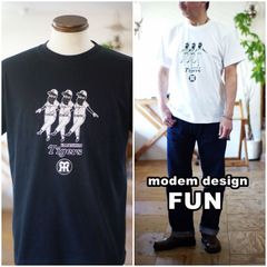 modemdesign モデムデザイン fun ファン 　阪神タイガース コラボTシャツ　カットソー　阪神ファン　24110511