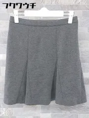 ◇ ESTNATION エストネーション サイドジップ ミニ フレア スカート サイズ36 ダークグレー系 レディース 【中古】 【1104010002258】のサムネイル