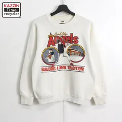 80s USA製 MLB vintage ロサンゼルス・エンゼルス Fruit of the Loom スウェット トレーナー メンズ 表記Mサイズ