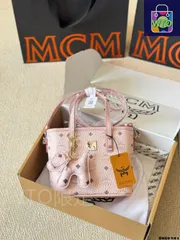 【今日特価】Mcm Original Cowhide Mini Market Tote-WTO輸入1
