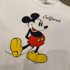 80s USA製 Disney 白足ミッキー リンガーTシャツ キムタク 美品 - メルカリ