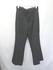 ◇ Θ ◎ ●未使用● Loose ルース タグ付き タック入り フレアパンツ サイズS ブラック メンズ E  【1411130018640】