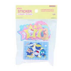 【メール便】クレヨンしんちゃんxサンリオキャラクターズ フレークシール ボックス入フレークシール スター サンリオ サンスター文具 DECOシール デコレーション キャラクター グッズ 