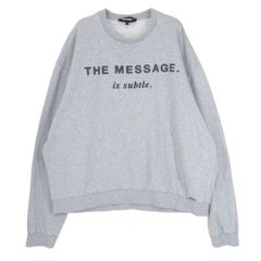 DIESEL ディーゼル プリント クルー 丸首 プルオーバー トレーナー スウェット グレー系 L【中古】