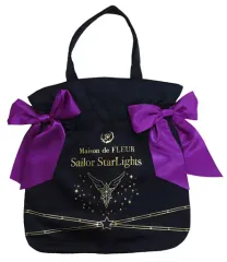 メゾンドフルール セーラームーン　 ダブルリボントートバッグ ヒーラー　夜天 美少女戦士セーラームーンCosmos」×Maison de FLEUR ダブルリボン