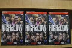 DVD HiGH&LOW SEASON1 EXILE 全3巻 ※ケース無し発送 レンタル