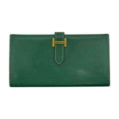 HERMES エルメス ベアン 長財布 リザード アニスグリーン - メルカリ