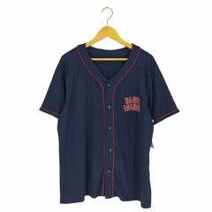 ユーズドフルギ USED古着 BASES LOADED 両面プリント ゲームシャツ ベースボールシャツ メンズ 表記無 