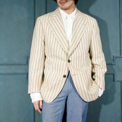 13.4万 エルネスト アルパカ混ジャケット イタリア製 46 ワインレッド 