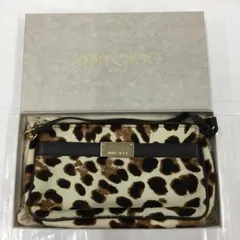 超美品　JIMMY CHOO　ジミーチュウ　ハラコ　クラッチバック　レオパード ジミー チュウ」からレオパード柄の新作バッグ＆シューズが登場