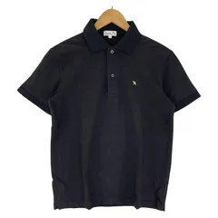 Arnold Palmer アーノルドパーマー ワンポイント刺繡ポロシャツ sizeＳ/ブラック