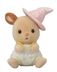 【中古】おもちゃ 6.シカの赤ちゃん(魔女の帽子) 「シルバニアファミリー 赤ちゃんなりきりシリーズ」