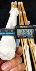 SN32 新品 未使用品 剣道 竹刀 2本セット 39 男子 胴張実戦型 交換ピース付き