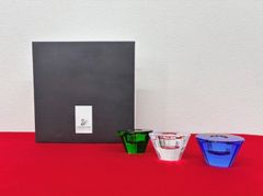 【na-03713】Swarovski　スワロフスキー　キャンドルホルダー　専用箱付き