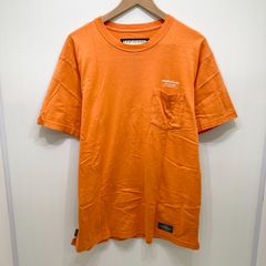 NEIGHBORHOOD ネイバーフッド CLASSIC-P/C-CREW.SS 半袖Tシャツ 182ATNH-CSM02 Lサイズ オレンジ 胸ロゴ