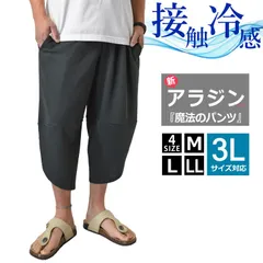 アラジンパンツ《05チャコール》新品 未使用 ハーフパンツ メンズ 吸汗速乾 ドライ ステテコ メッシュ 涼しい ストレッチ【P2O】【メール便2】 ファッション