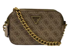 GUESS (ゲス) NOELLE Crossbody Cmera Bag クロスボディバッグ ショルダーバッグ ブラウン レディース/025