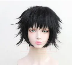 鬼滅の刃 風 獪岳（かいがく） コスプレウィッグ かつら WIG 耐熱 cosplay ハロウィン仮装 変装 コスチューム