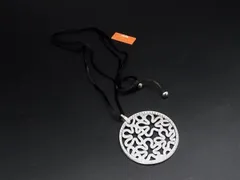 ■美品■ Folli Follie フォリフォリ ラインストーン ネックレス ペンダント アクセサリー レディース シルバー系 DJ4199